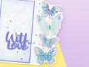 Butterfly Cluster Stamp & Metal Die