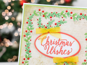 Crafter Companion Metal Die Edge'able - Holly and Ivy  