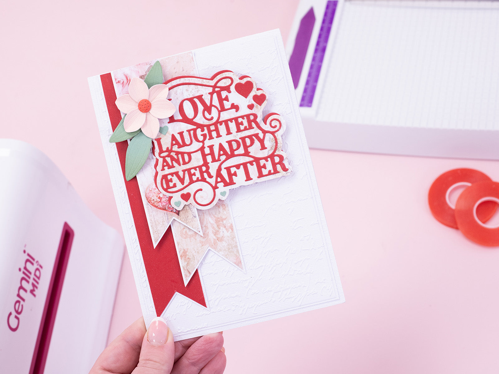 Love & Laughter Sentiment Metal Die Set