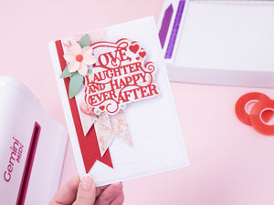 Love & Laughter Sentiment Metal Die Set