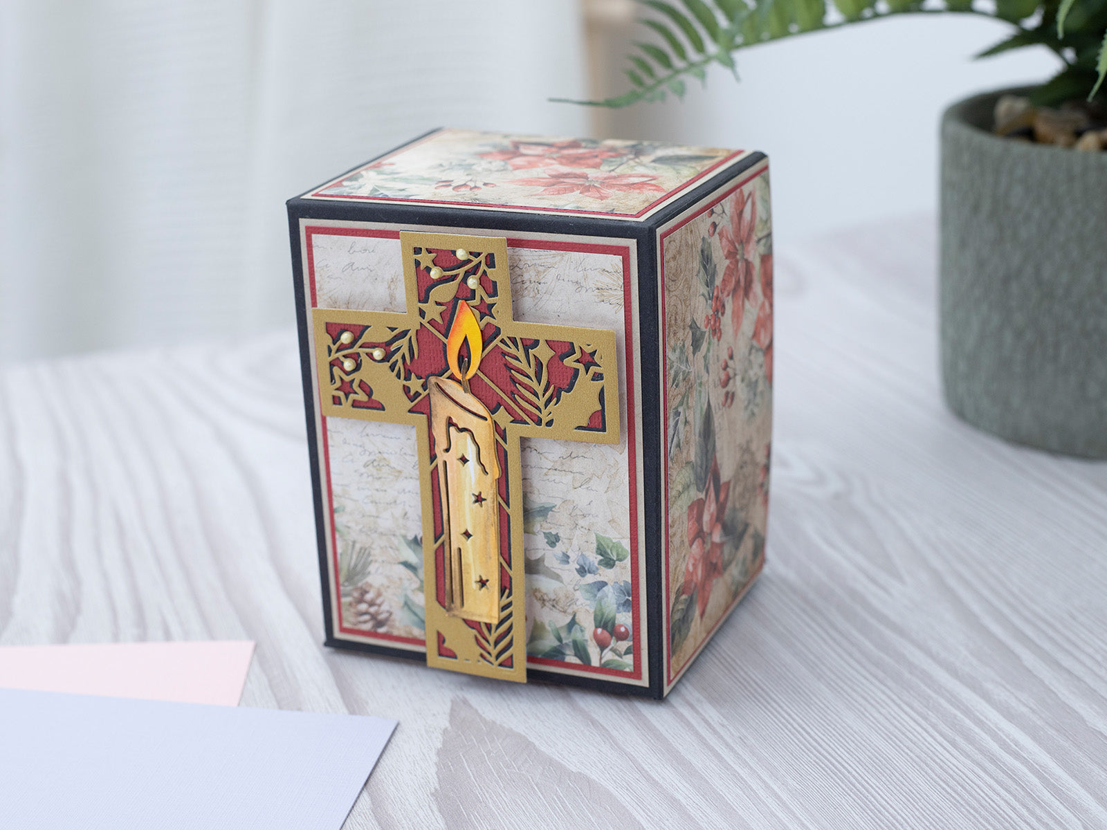Nativity Scene Cross Metal Die Set