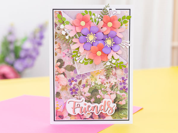 Spring Floral Print Paper Pad - 12