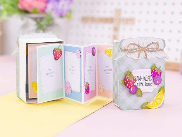 Jam Jar Shaped Stamp & Metal Die Set