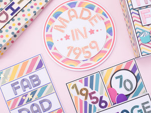 Retro Numbers Metal Die Set