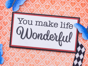 Tales of Wonderland - Classic Wonderland Sentiments Stamp Set