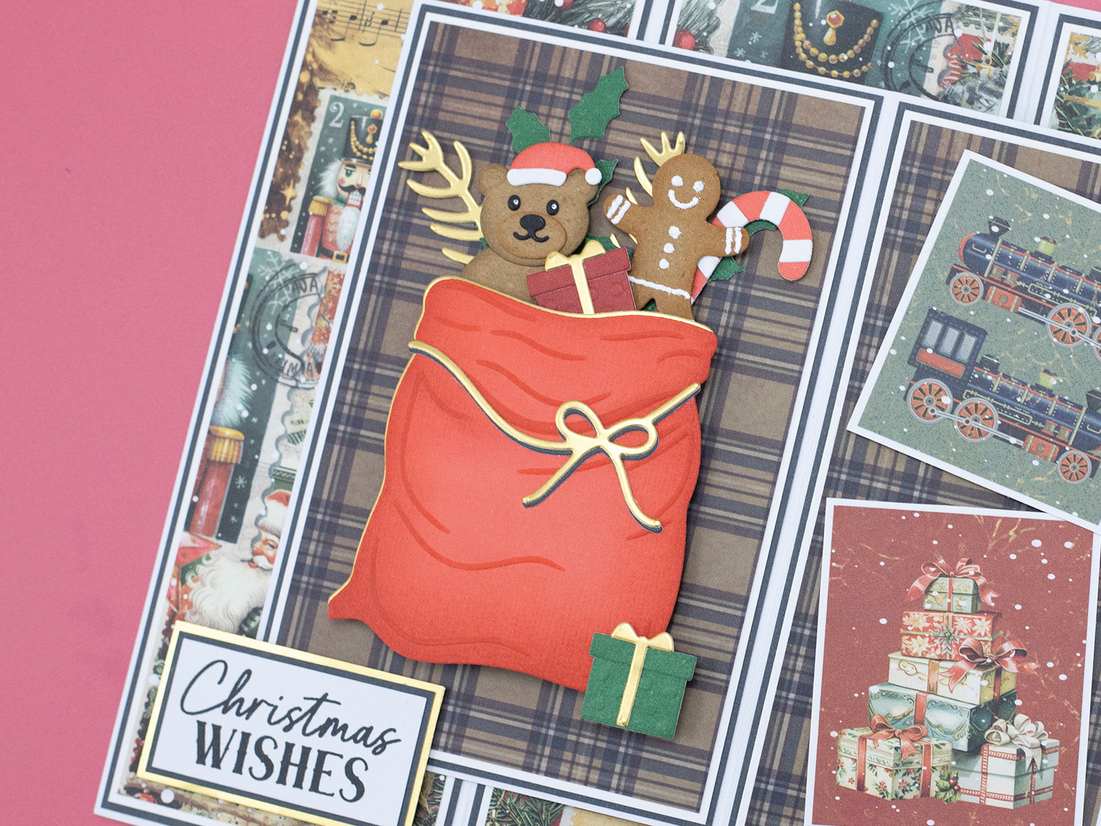 Christmas Stocking & Sack Metal Die Set