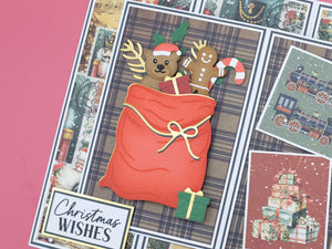 Christmas Stocking & Sack Metal Die Set