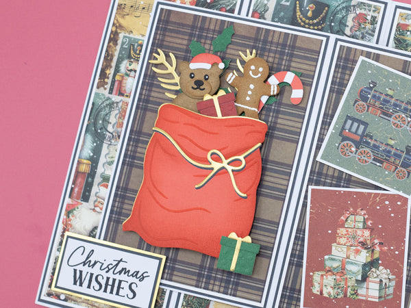 Christmas Stocking & Sack Metal Die Set