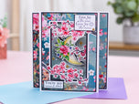 Natures Garden Lunar Blooms Clear Acrylic Stamp - Moonlit Messages