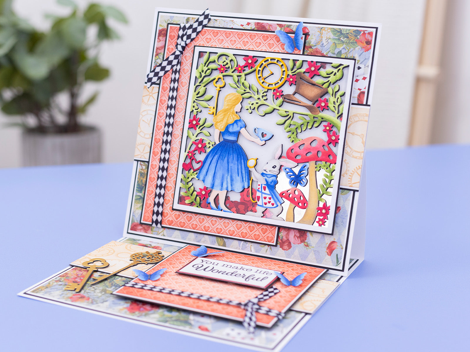 Tales of Wonderland - In Wonderland Create-a-Card Metal Die Set