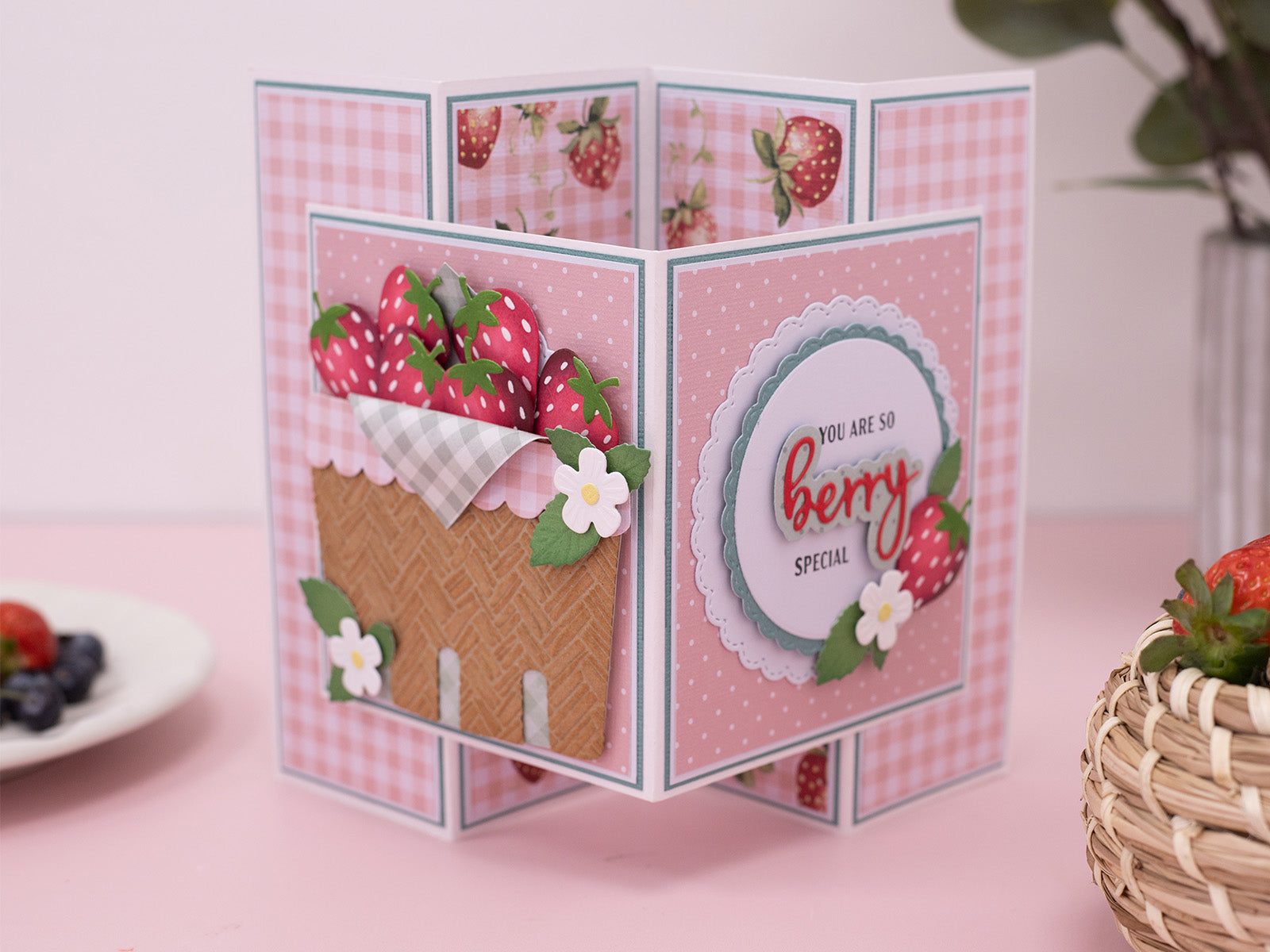 Berry Bliss - Berry Sentiment Stamp & Metal Die Set