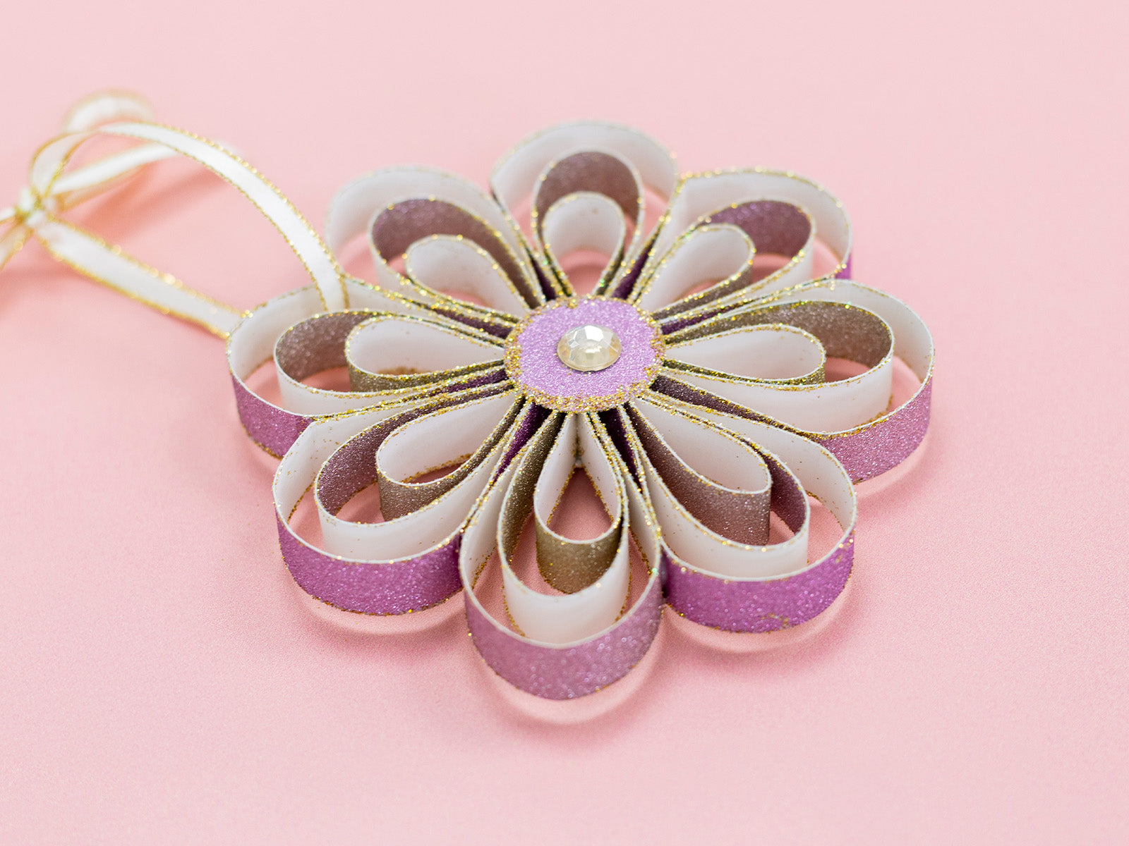 Crafter's Companion 6" x 6" Ombre Glitter Pad - Warm Tones