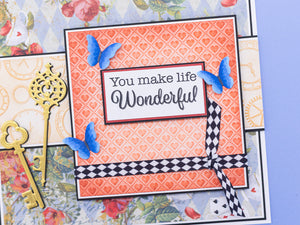 Tales of Wonderland - Hearts 2D Embossing Folder 5" x 7"