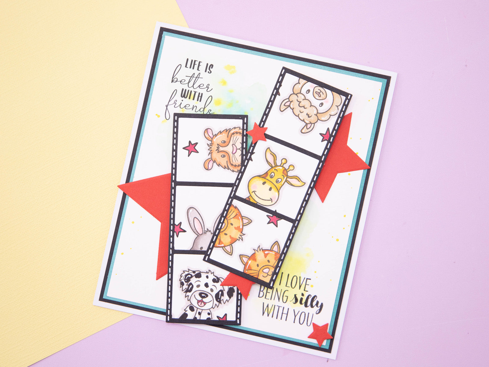 Party Animal Stamp & Metal Die Set