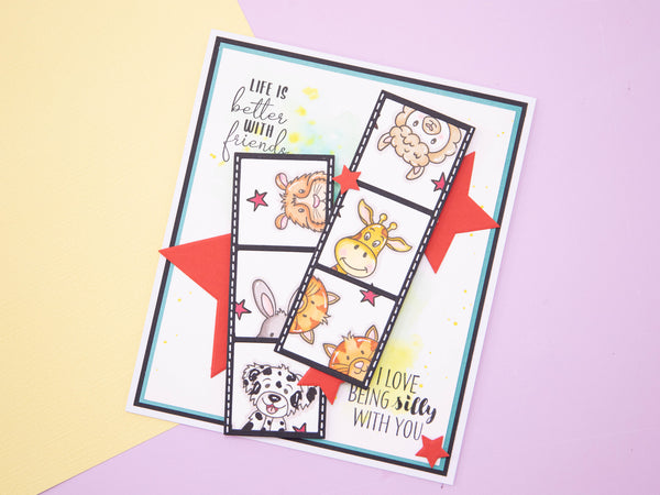 Party Animal Stamp & Metal Die Set