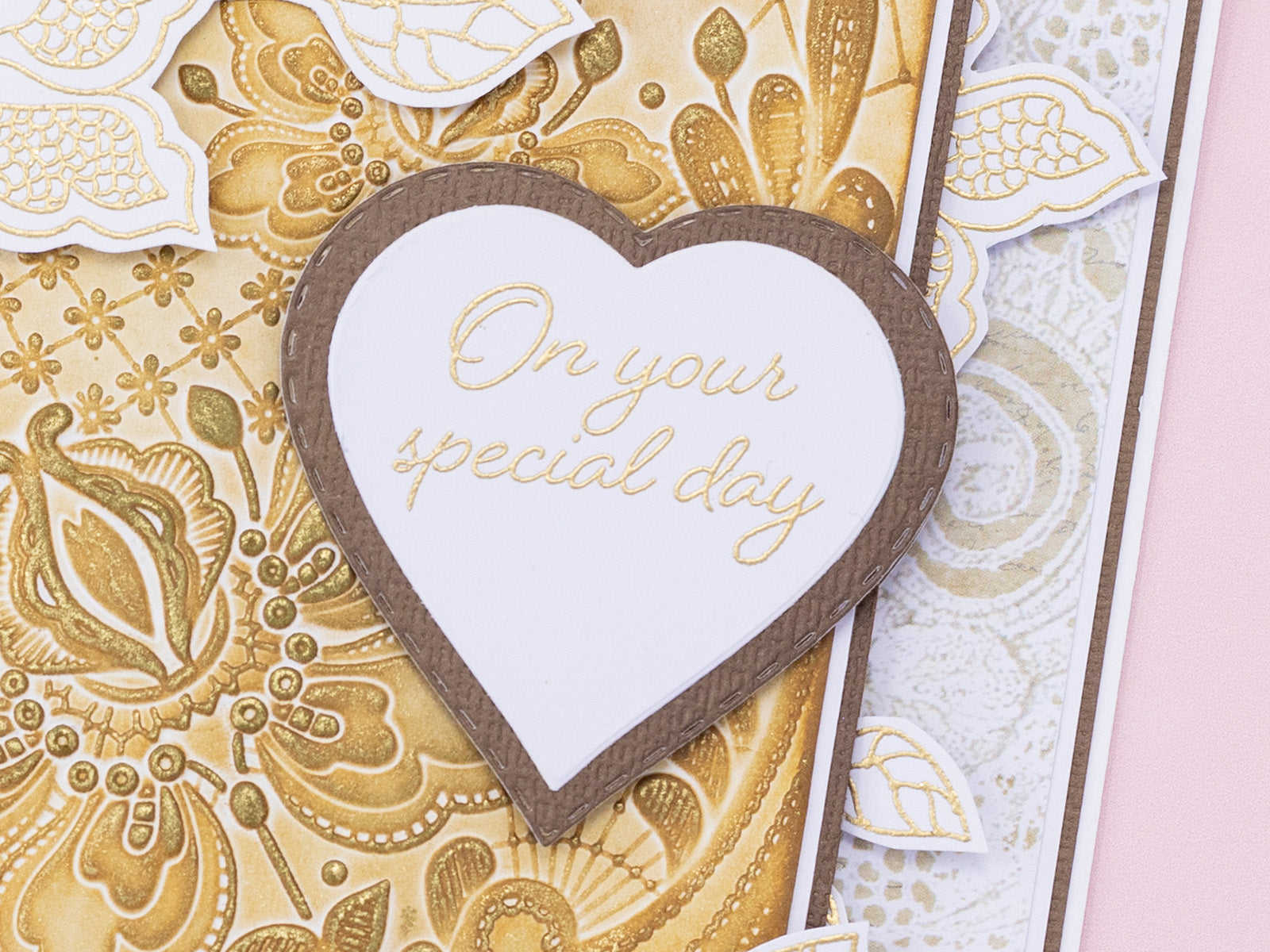 Sara Signature Antique Lace - Banners & Heartfelt Sentiments Stamp Set