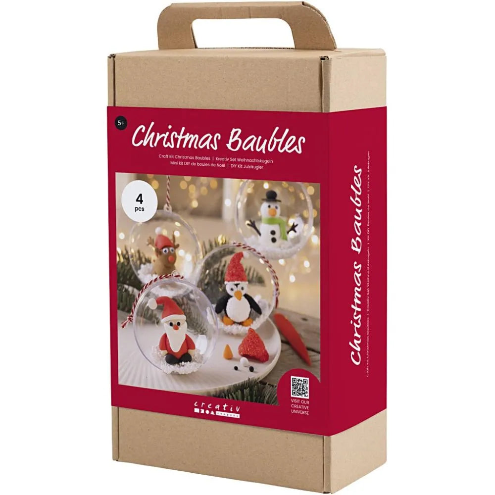 Creativ Craft Kit Christmas Baubles, Modelling, 1 pack Crafter's
