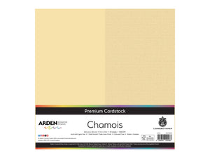 Arden Creative Studio Premium Cardstock Chamois Beige 12" x 12" - 20 Pack