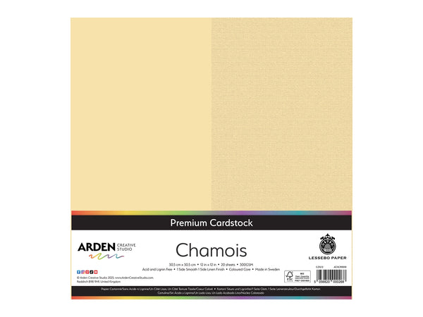 Arden Creative Studio Premium Cardstock Chamois Beige 12