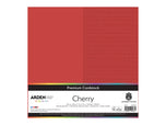 Arden Creative Studio Premium Cardstock Cherry Red 12" x 12" - 20 Pack