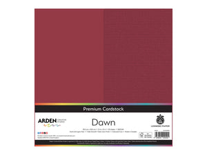Arden Creative Studio Premium Cardstock Dawn Red 12" x 12" - 20 Pack