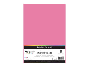 Arden Creative Studio Premium Cardstock Bubblegum Pink A4 - 20 Pack