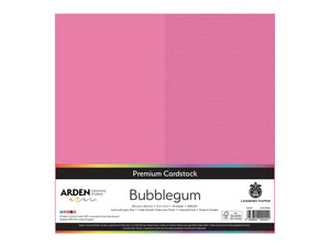 Arden Creative Studio Premium Cardstock Bubblegum Pink 12" x 12" - 20 Pack