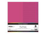 Arden Creative Studio Premium Cardstock Fuchsia Pink 12" x 12" - 20 Pack