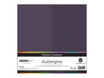 Arden Creative Studio Premium Cardstock Aubergine Purple 12" x 12" - 20 Pack
