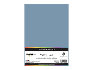 Arden Creative Studio Premium Cardstock Misty Blue A4 - 20 Pack
