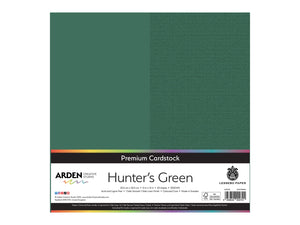 Arden Creative Studio Premium Cardstock Hunter's Green 12" x 12" - 20 Pack