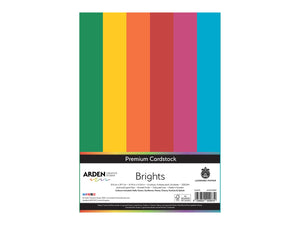Arden Creative Studio Premium Cardstock Brights A4 - 24 Pack