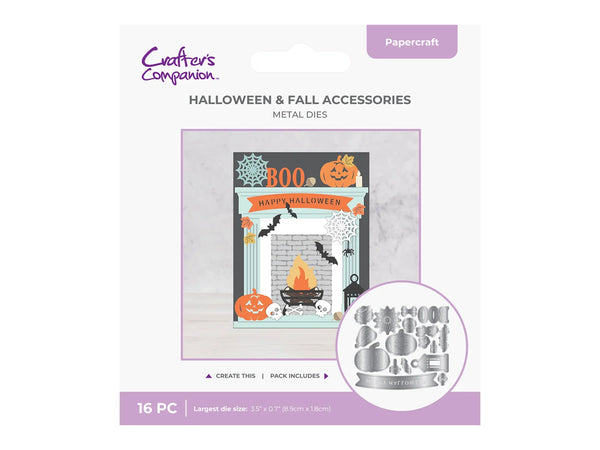 Crafter's Companion Metal Die Set Halloween & Fall Accessories