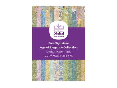 Sara Signature Age of Elegance Collection - Digital Paper Pad