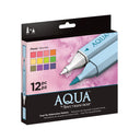 Aqua by Spectrum Noir 12 Pen Set - Floral