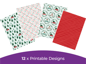 Violet Studios Home For Christmas - Digital Paper Pad