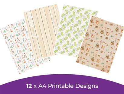 Woodland Friends Collection - Digital Paper Pad