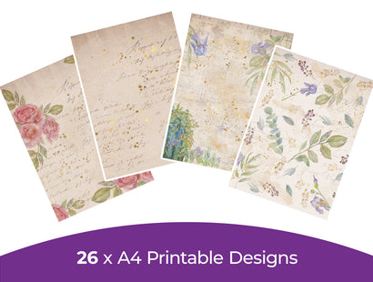 Secret Garden Collection - Digital Paper Pad