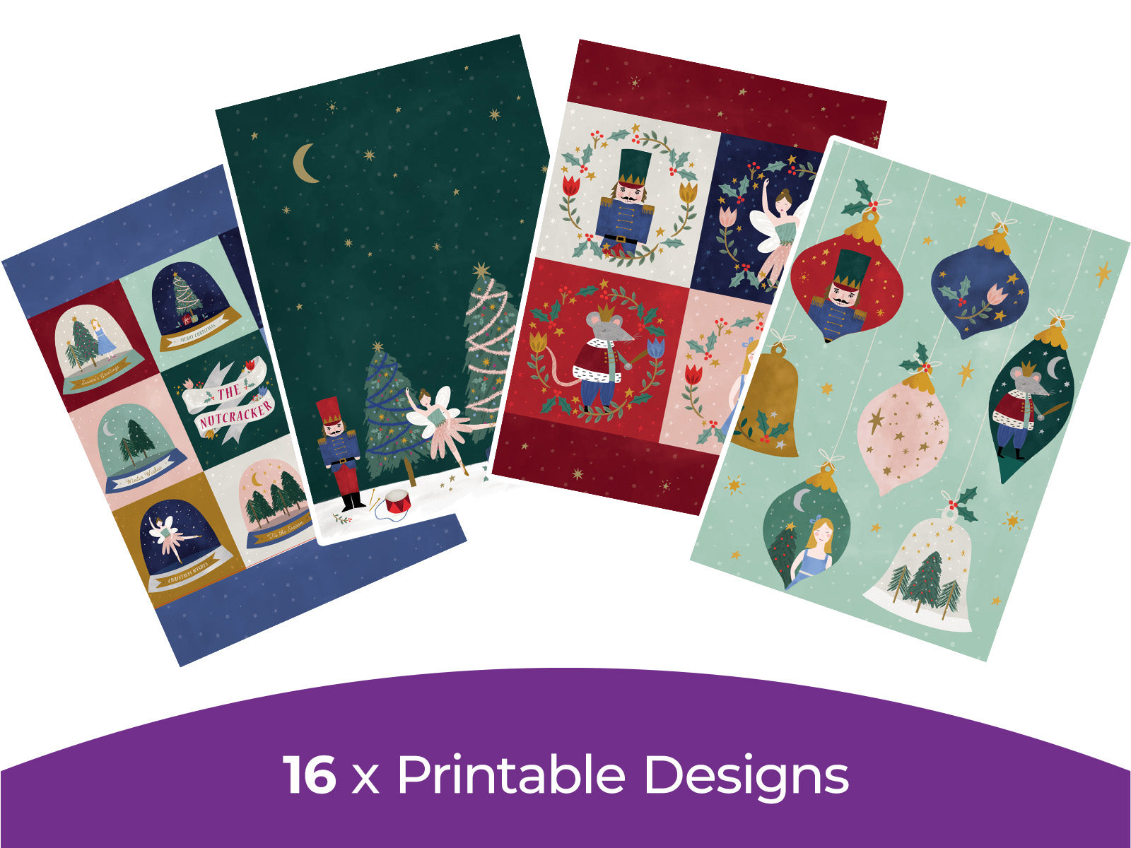 Violet Studios Nutcracker - Digital Paper Pad