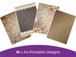 Rustic Wedding Collection - Digital Paper Pad