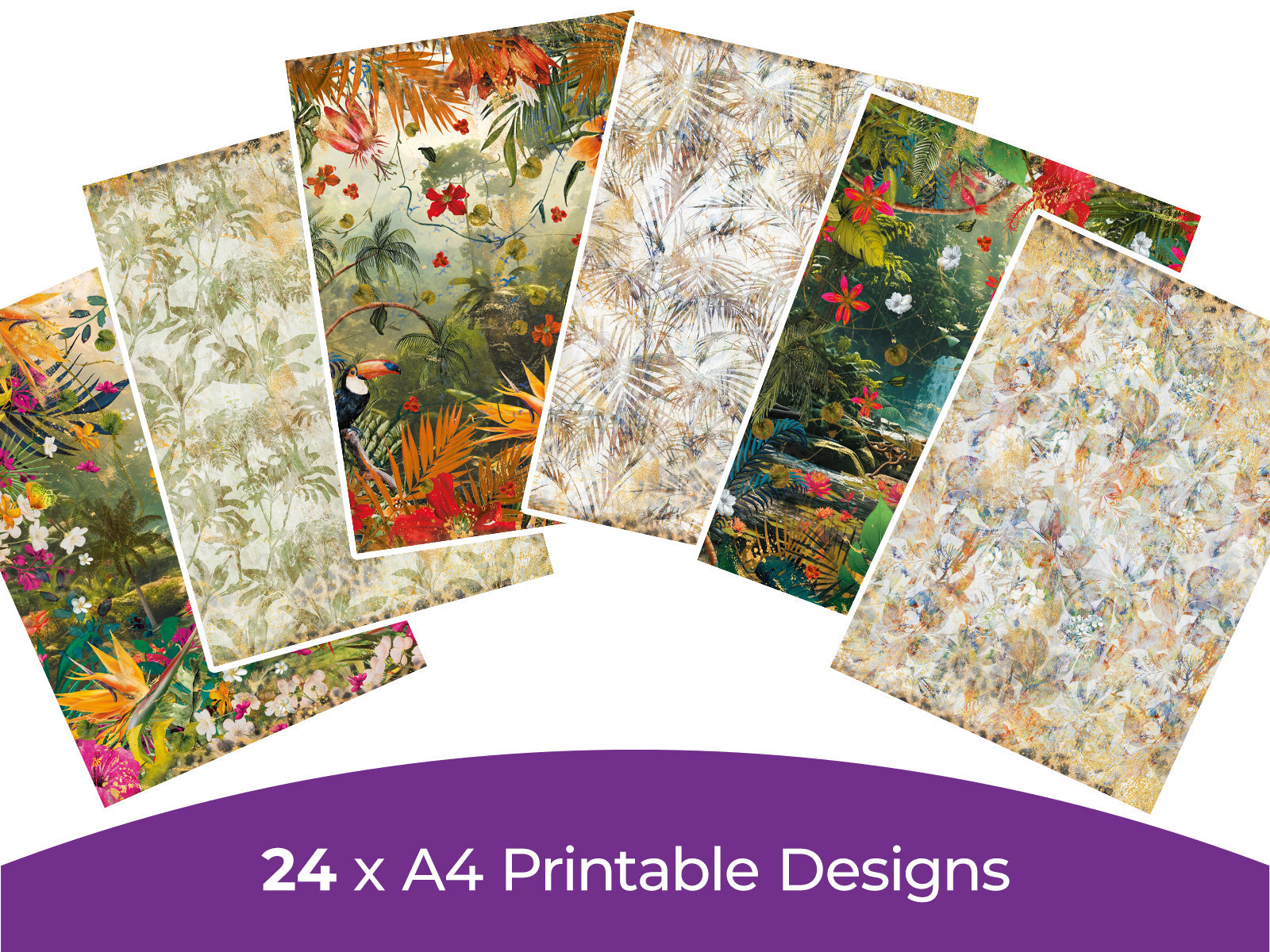 Royal Jungle Collection - Digital Paper Pad