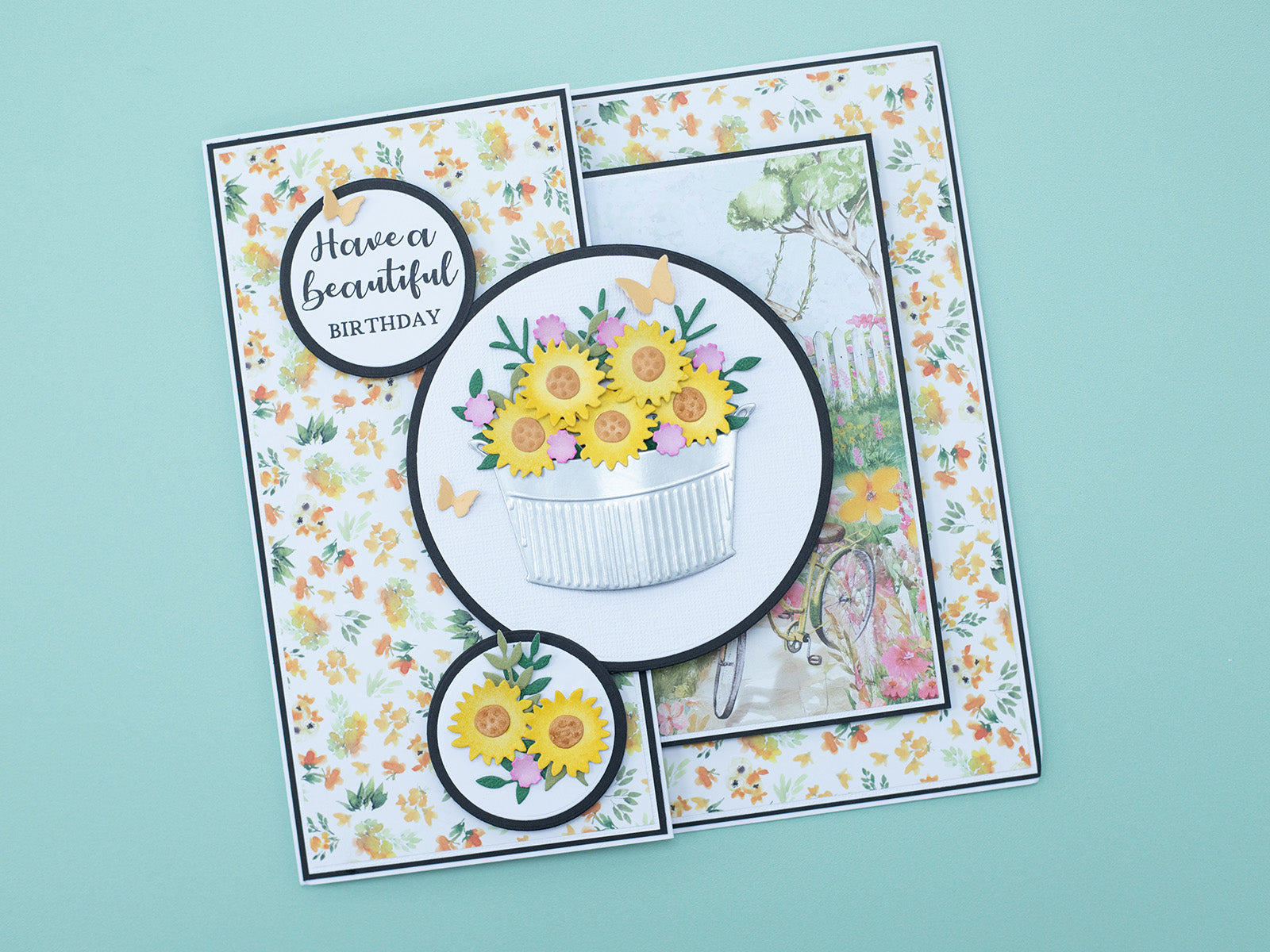 Nature's Garden Summer Garden - Floral Basket Metal Die Set