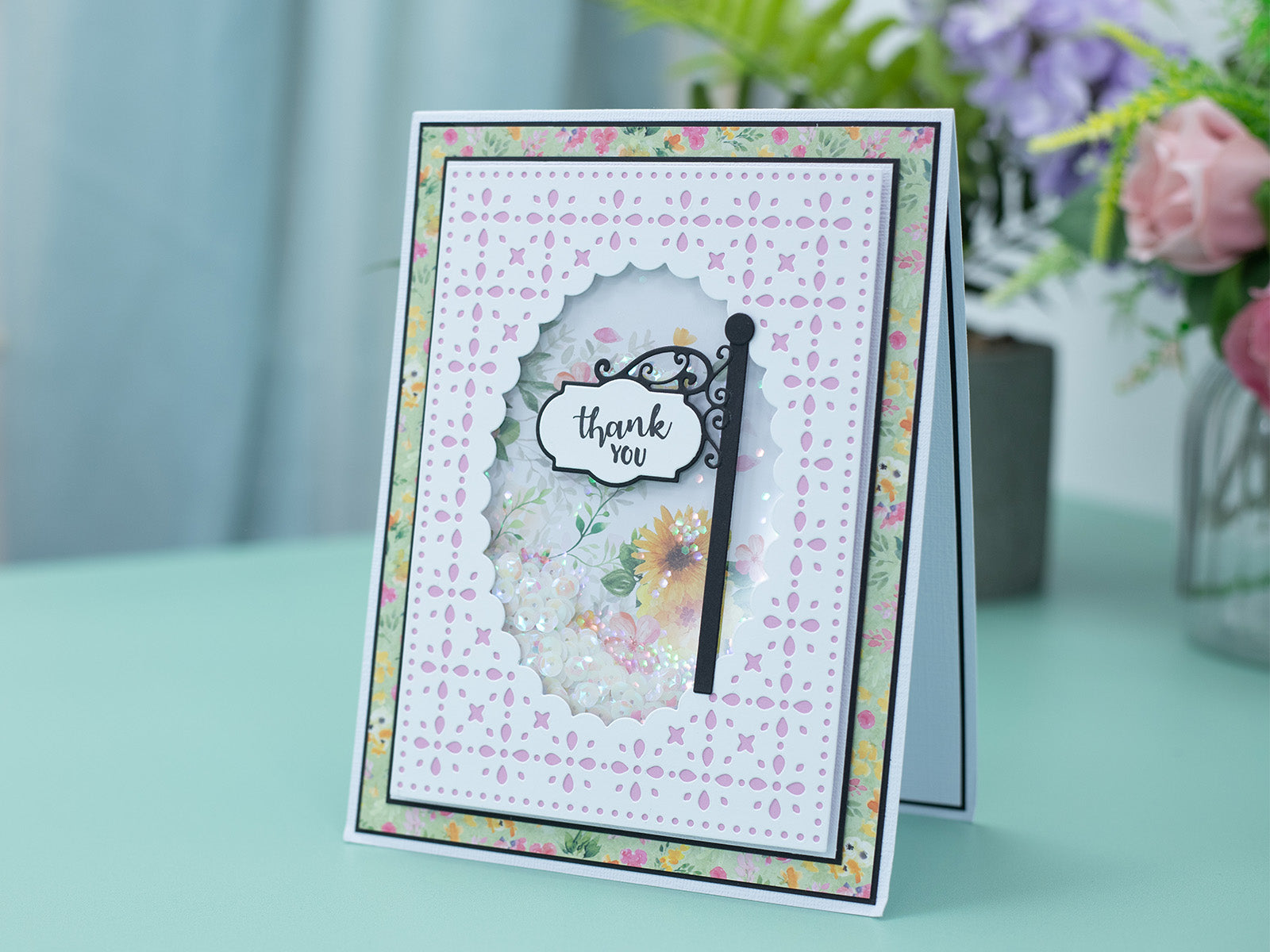 Nature's Garden Summer Garden - Trellis Frame Metal Die Set