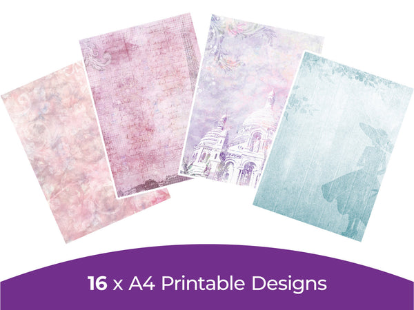 Paris Collection - Digital Paper Pad