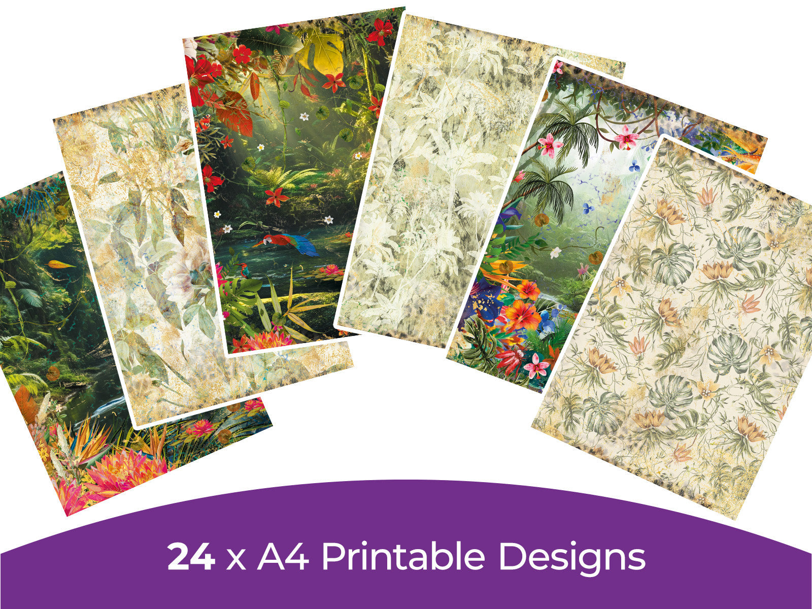 Royal Jungle Collection - Digital Paper Pad