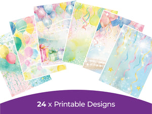 Birthday Celebrations Collection - Digital Paper Pad