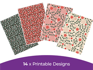 Violet Studios Festive Folk Collection - Digital Paper Pad