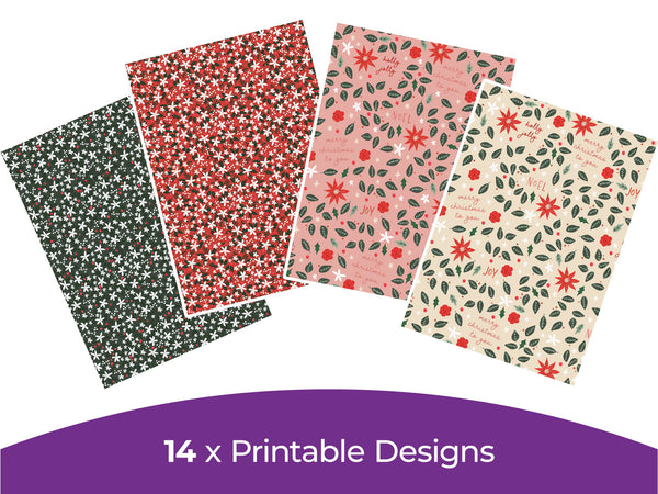 Violet Studios Festive Folk Collection - Digital Paper Pad