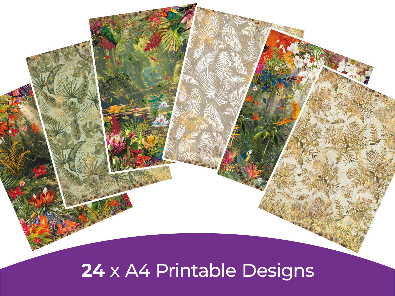 Royal Jungle Collection - Digital Paper Pad