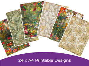 Royal Jungle Collection - Digital Paper Pad